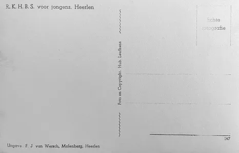 ansichtkaart Frans van Wersch molenberg
