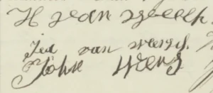 handtekeningen 1864